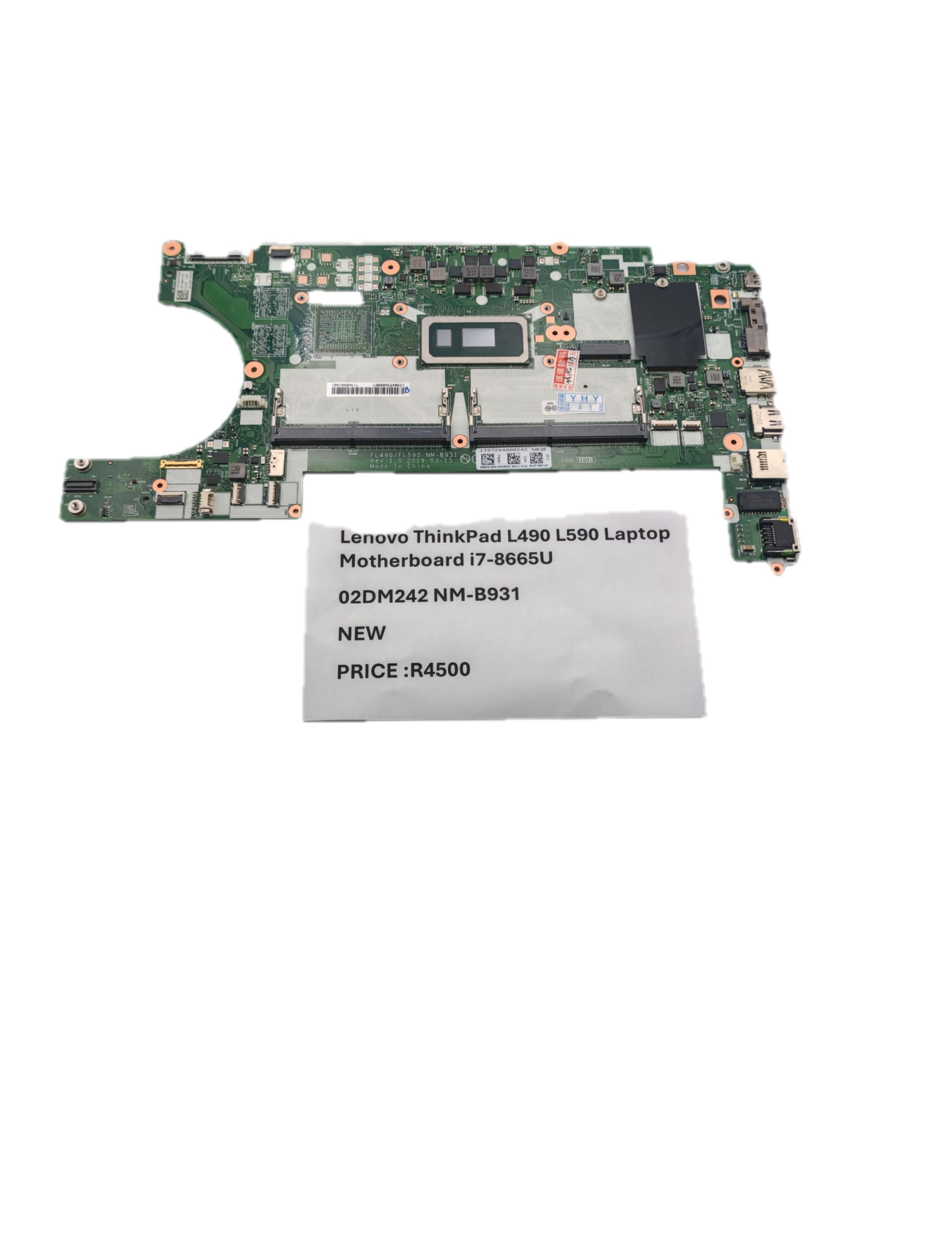 Lenovo Thinkpad Mainboard Intel I7-8665U Win L490 ( 02DM242)